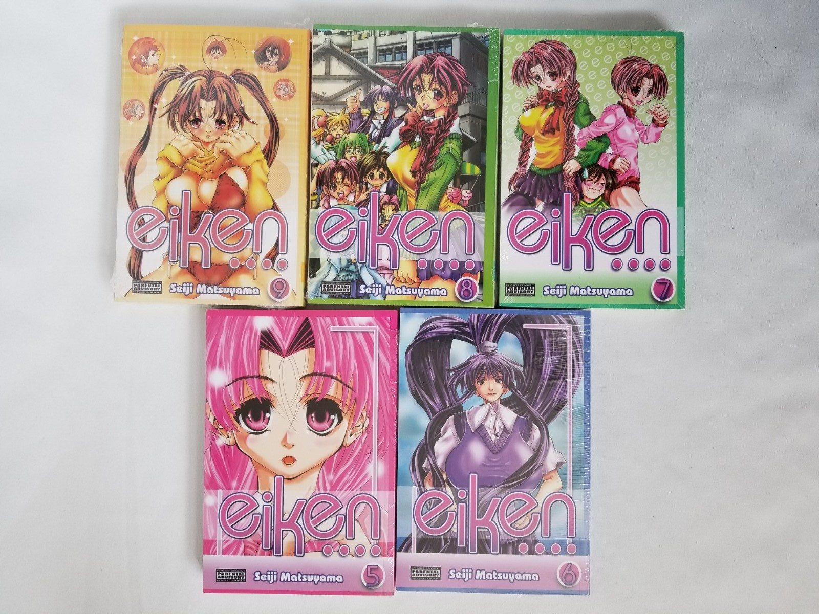 NEW in plastic English Manga Eiken LOT vols 5 6 7 8 9 Seiji Matsuyama rare OOP