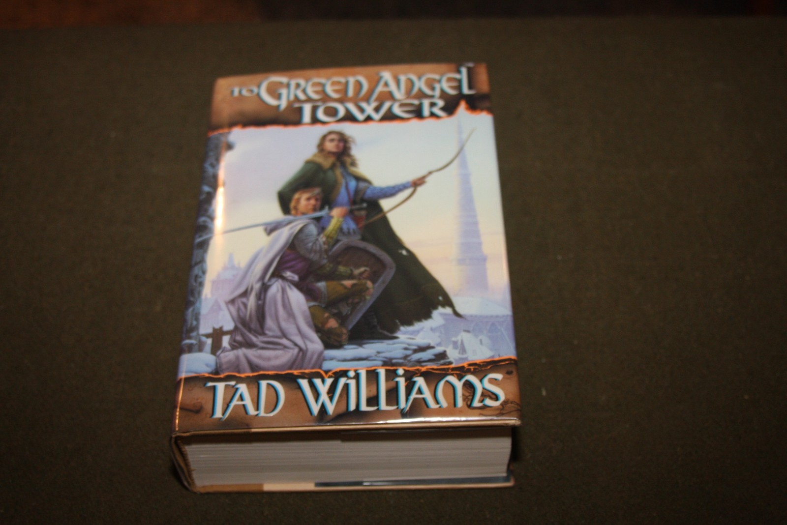 To Green Angel Tower by Tad Williams 1993 HC 1st/1st – Signed w/ Inscription