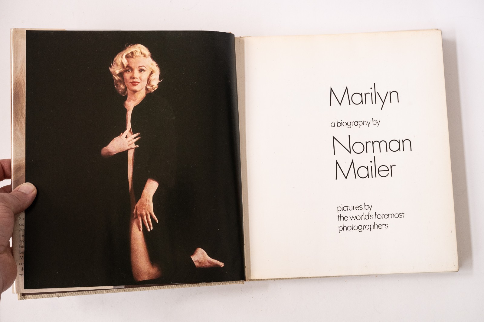 Marilyn: A Biography Norman Mailer 1st Edition 1973 Hard Cover DJ Book Near Fine