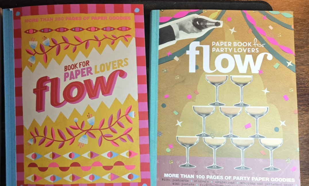 Lot of 2 Flow Books for Paper Lovers , Paperback