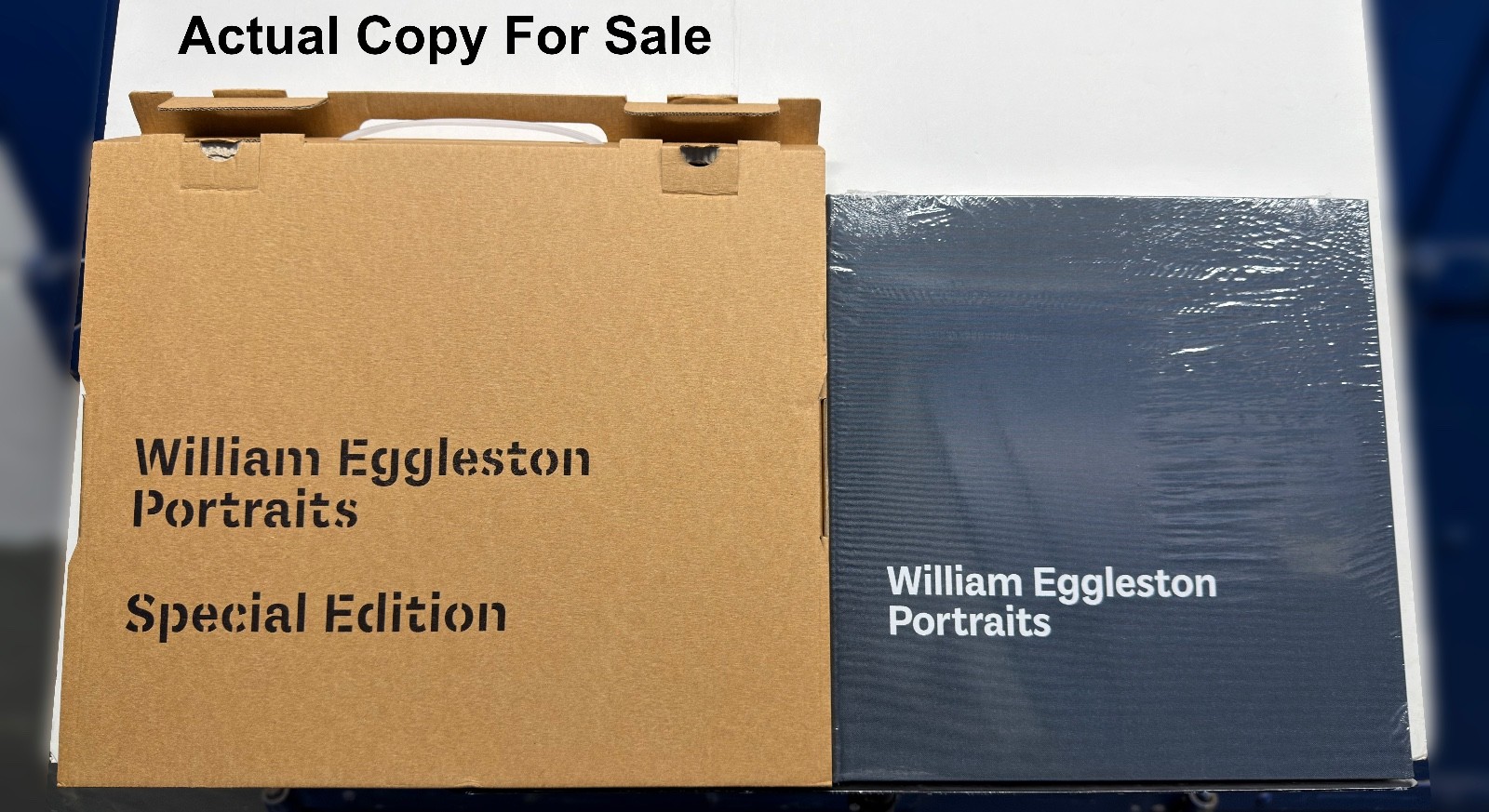 SIGNED SEALED WILLIAM EGGLESTON PORTRAITS 2017 LIMITED ED 250 w/SHIP BOX SHOWN