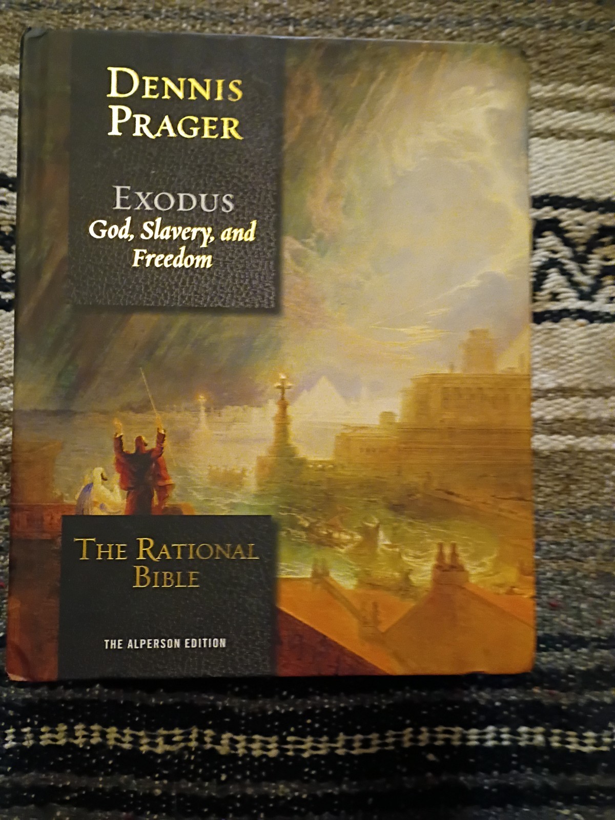 Rational Bible: Genesis by Dennis Prager (2019, Hardcover) And Exodus 2 Vol.