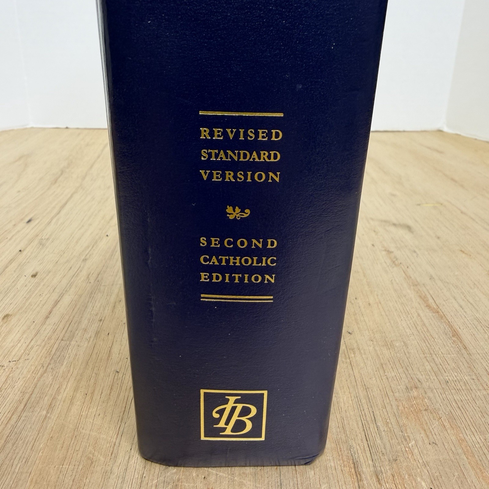 IGNATIUS HOLY BIBLE RSV SECOND CATHOLIC ED LARGE PRINT BLUE LEATHER HARDCOVER