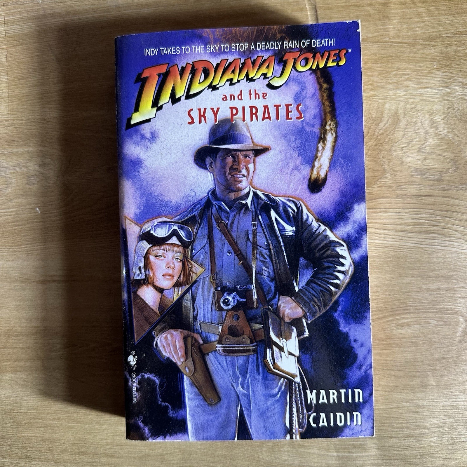 Indiana Jones and the Sky Pirates Martin Caidin Bantam Books Unread Paperback