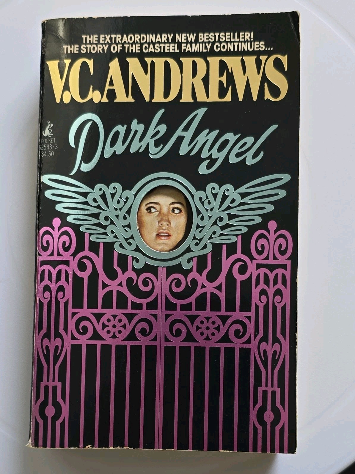 V.C. Andrews ‘Dark Angel’ Papperback – Casteel Family Series Sequel, Nov 1986
