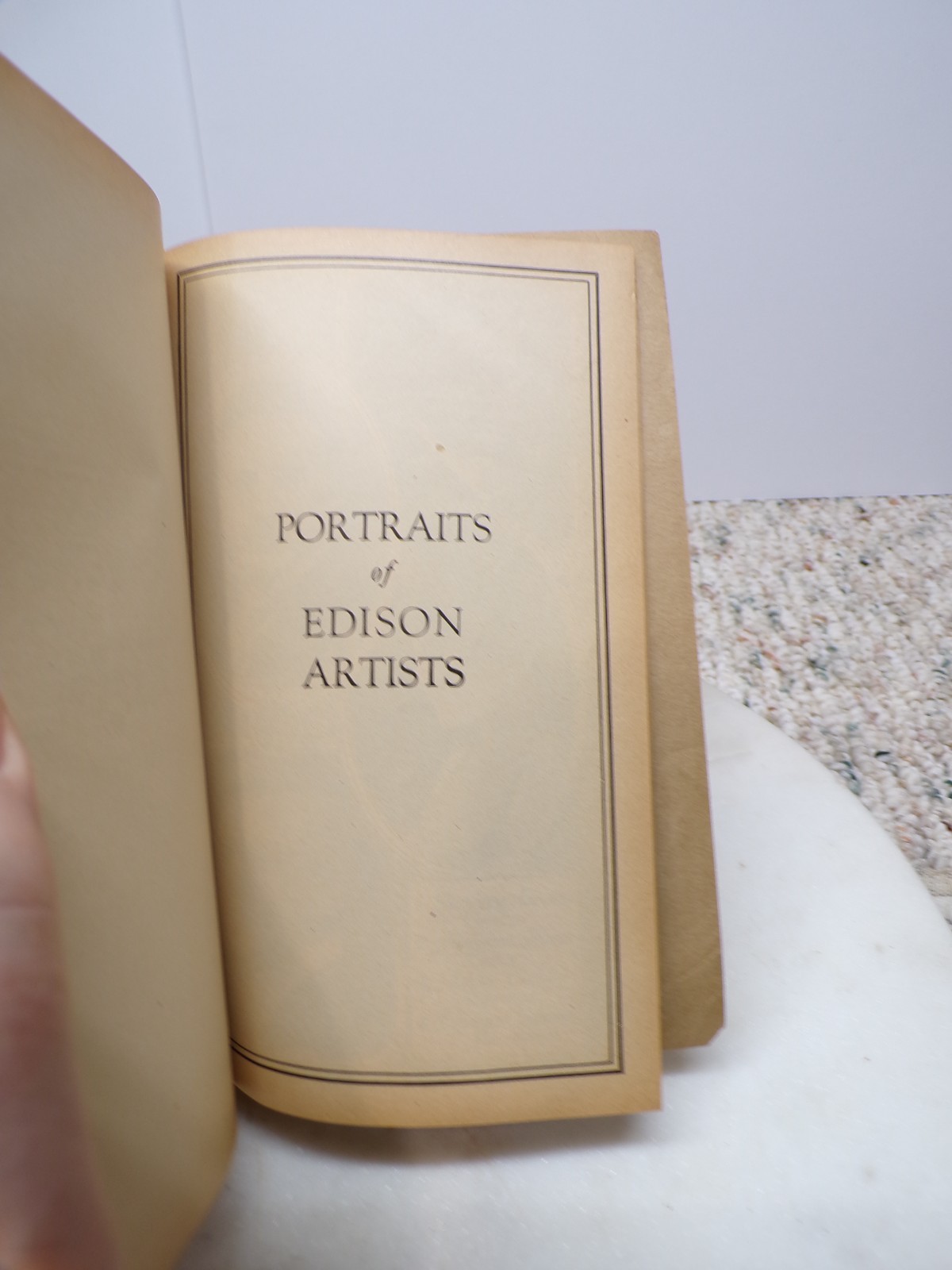 1900s Edison Phonograph Postcard & 1922 Thomas Edison Re-Creations Music Book