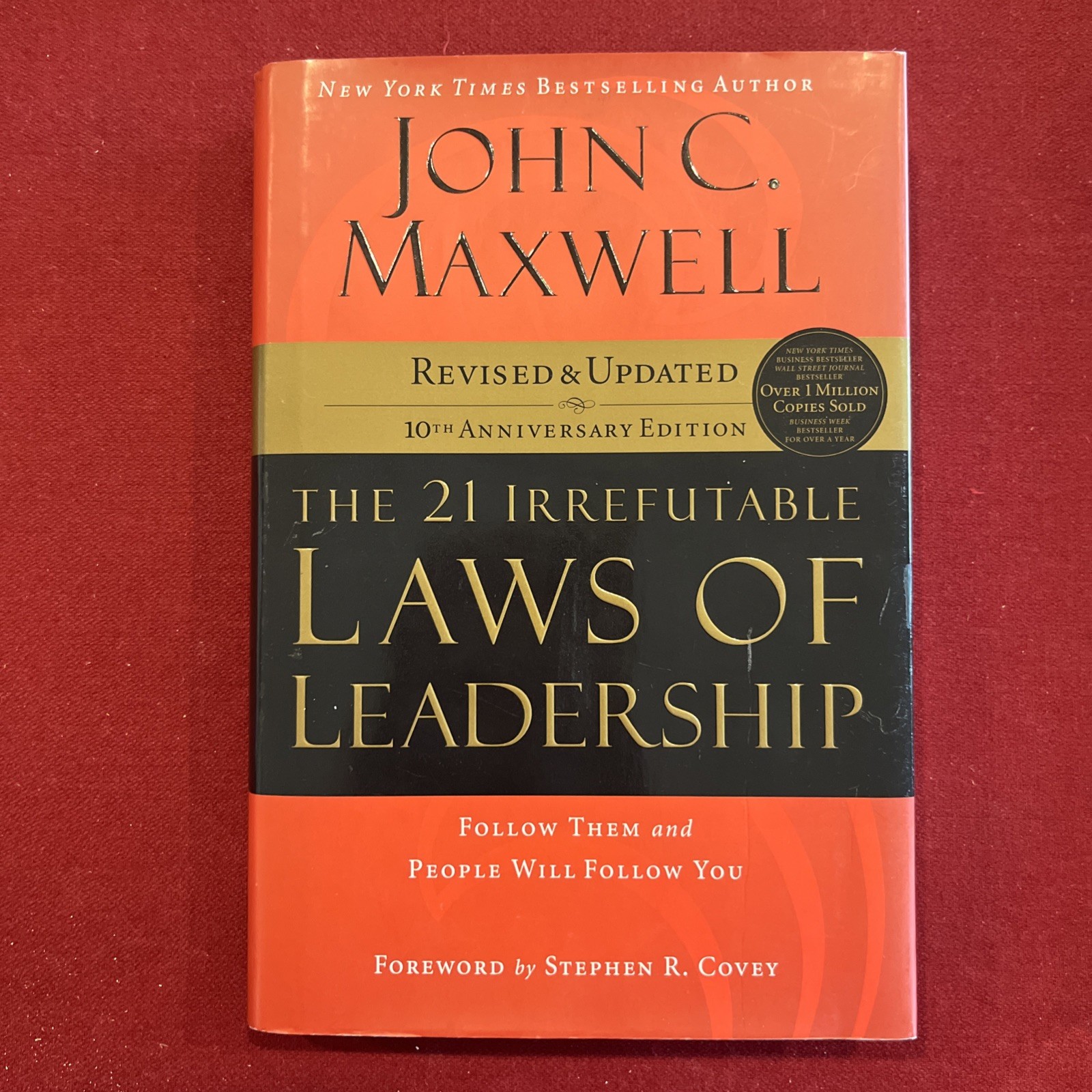 Lot 4 John C. Maxwell Books Leadership Discipline Parenting Hardcover