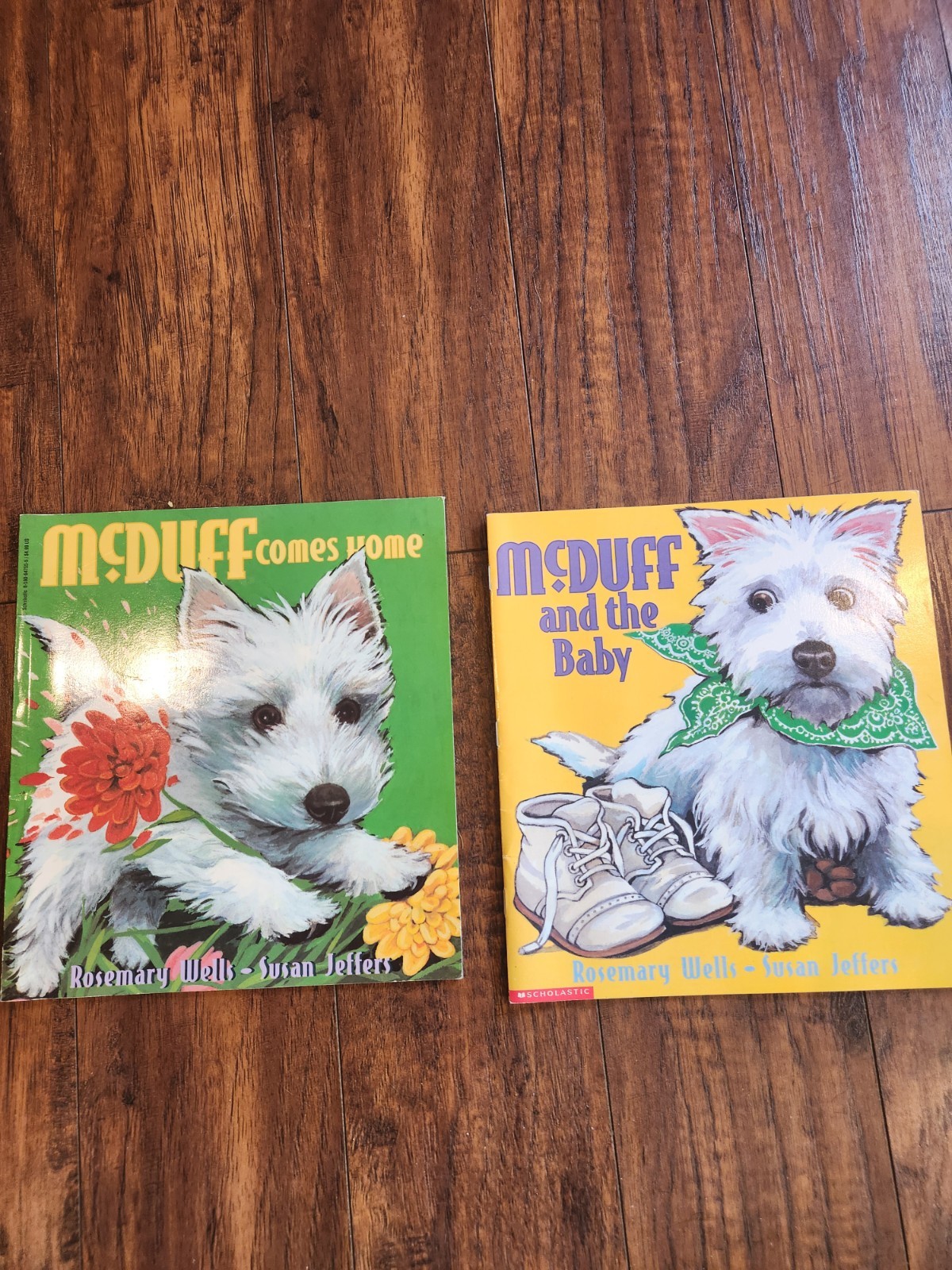Lot of 2 McDuff Paperback books: McDuff & the baby and Mc Duff comes Home