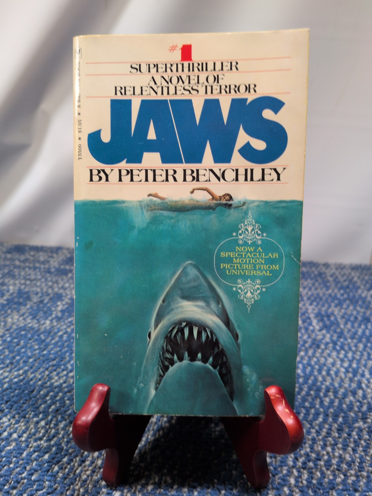 Jaws 1975 Peter Benchley Paperback A Bantam Book