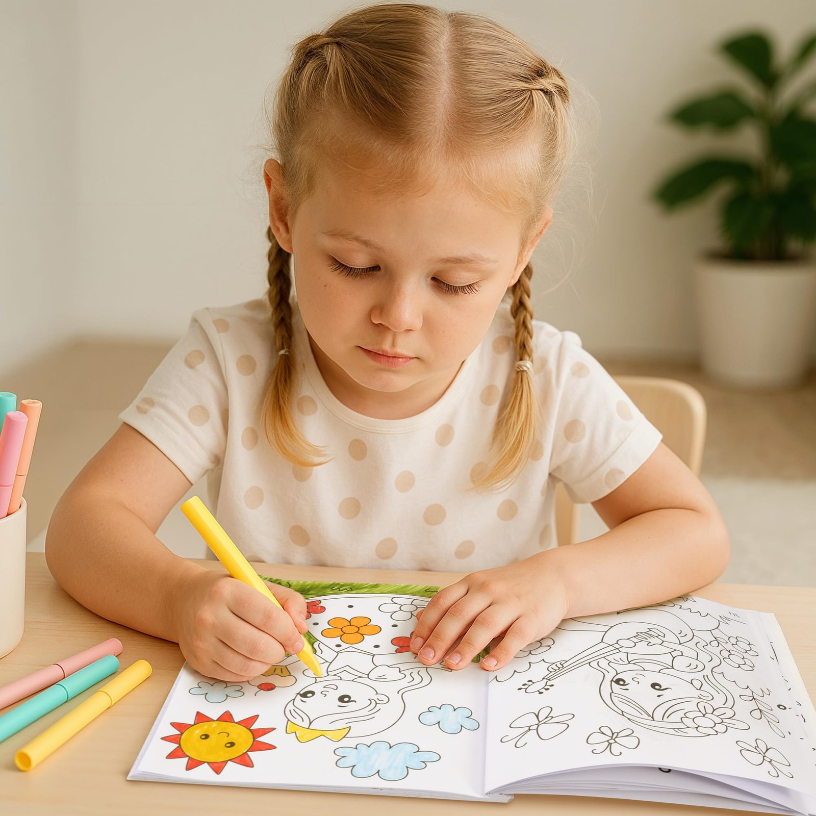 ZICOTO Fun Coloring Books for Kids Set of 3 – 7.09 x 8.46 inches, Colorful