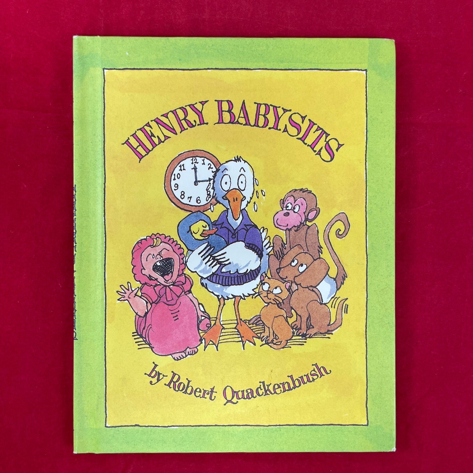 Vintage 1983 Henry Babysits By Robert Quackenbush Hardcover Children’s Book