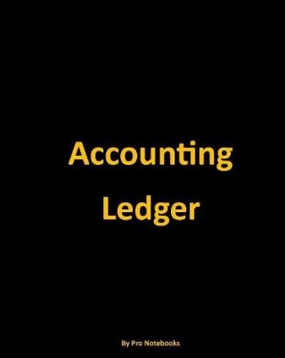 Pro Notebooks Accounting Ledger (Paperback) Budget Planner