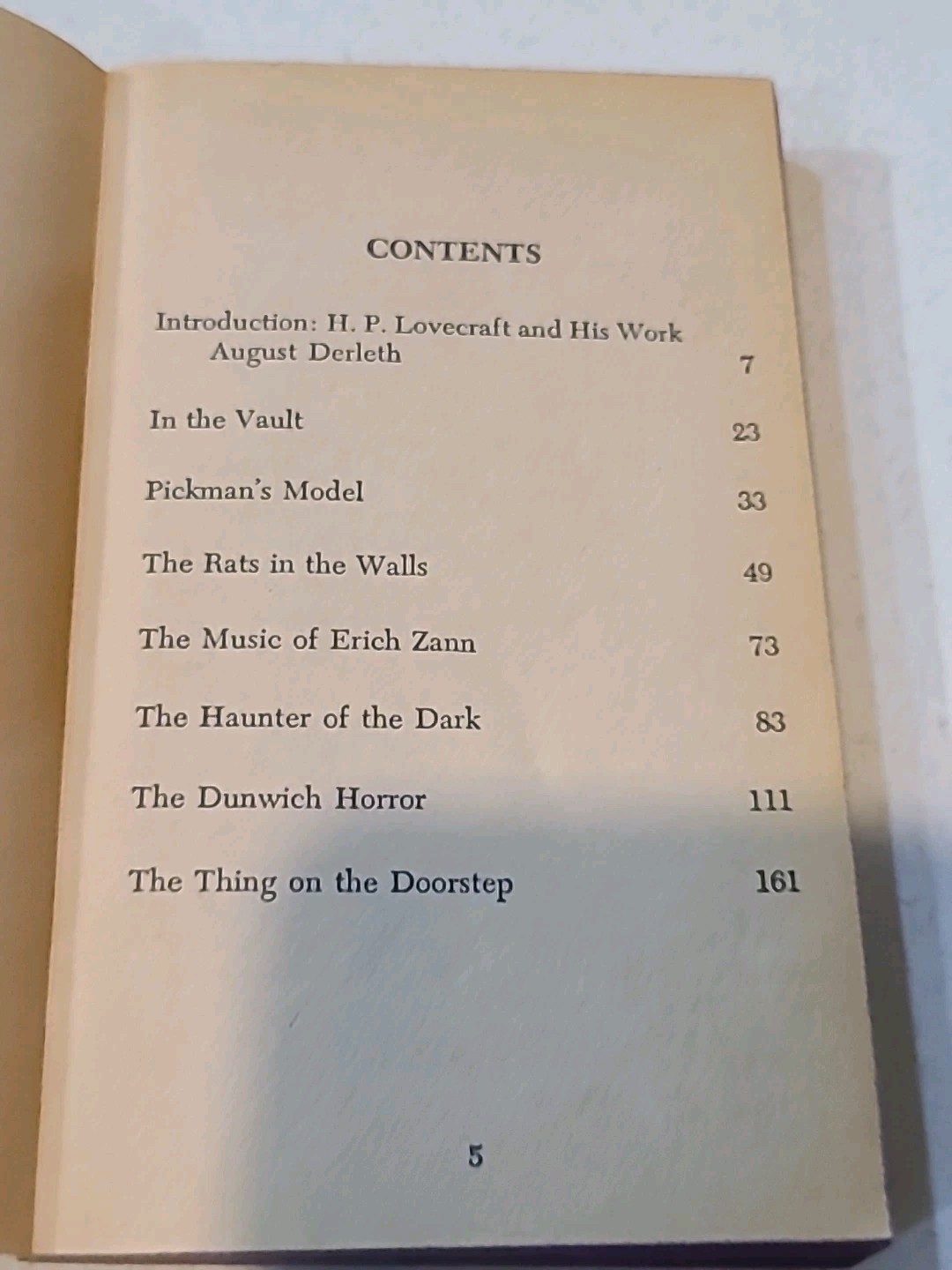 The Dunwich Horror and Others by Howard Philip Lovecraft 1969 Lancer PB