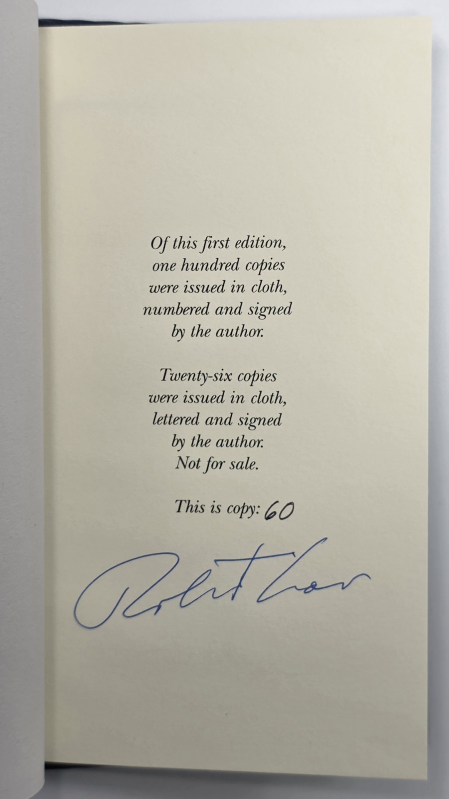 Robert Crais SIGNED “Elvis Cole & Joe Pike” Mysterious Profile 1st Ed Limited#60