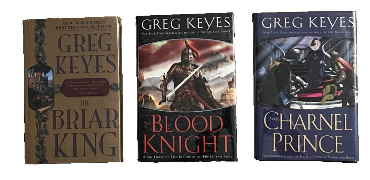 Greg Keyes Briar King Charnel Prince Blood Knight (Thorn and Bone) Hardcover set