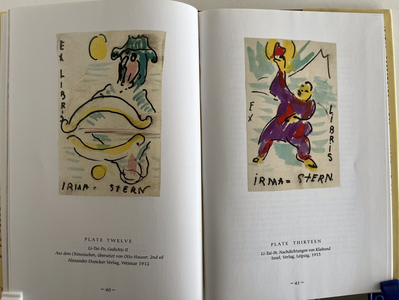 Hidden Treasures, Irma Stern, Her Books,painted Covers & Bookplates Irene Below