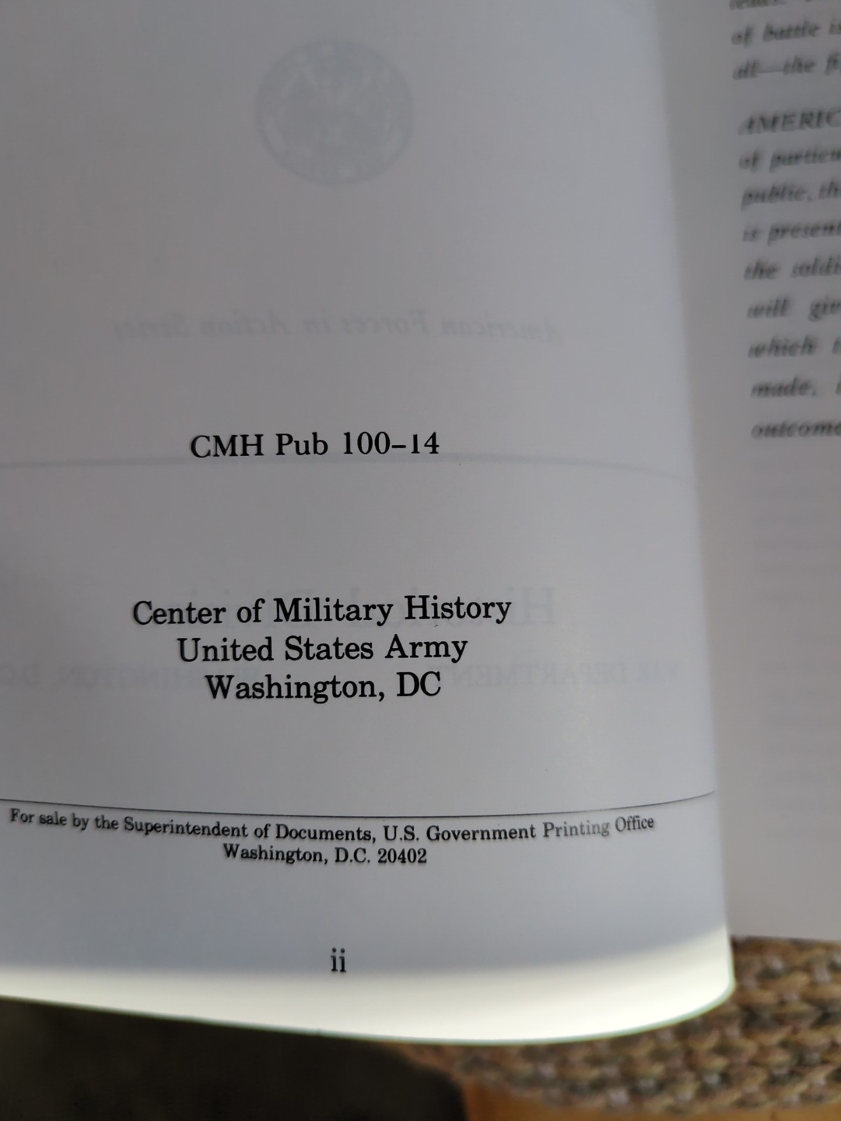 WWII Small Unit Actions 1946 US War Dept Historical Division France Italy Ranger