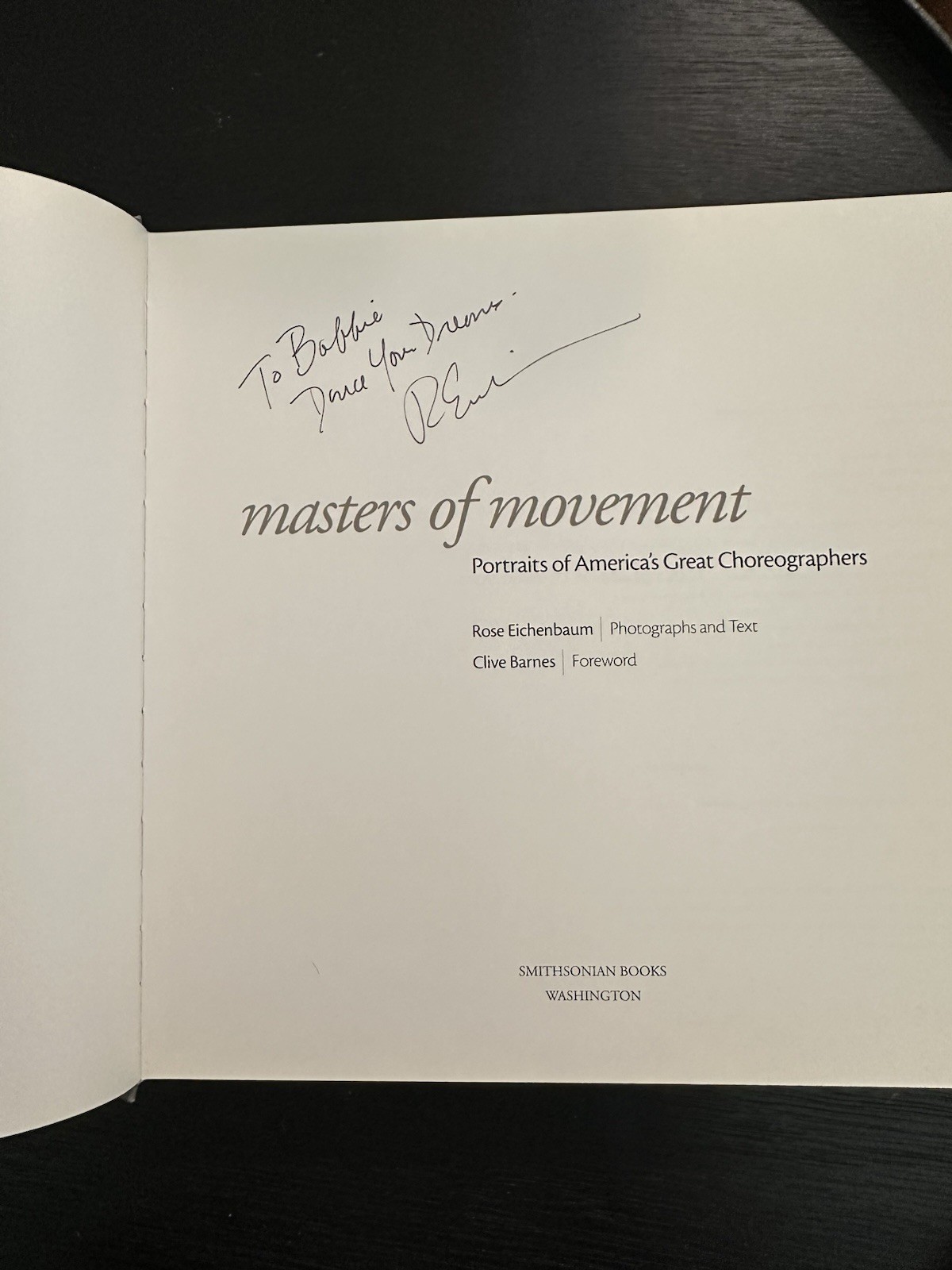Super Unique Exciting Dance History Book Autographed