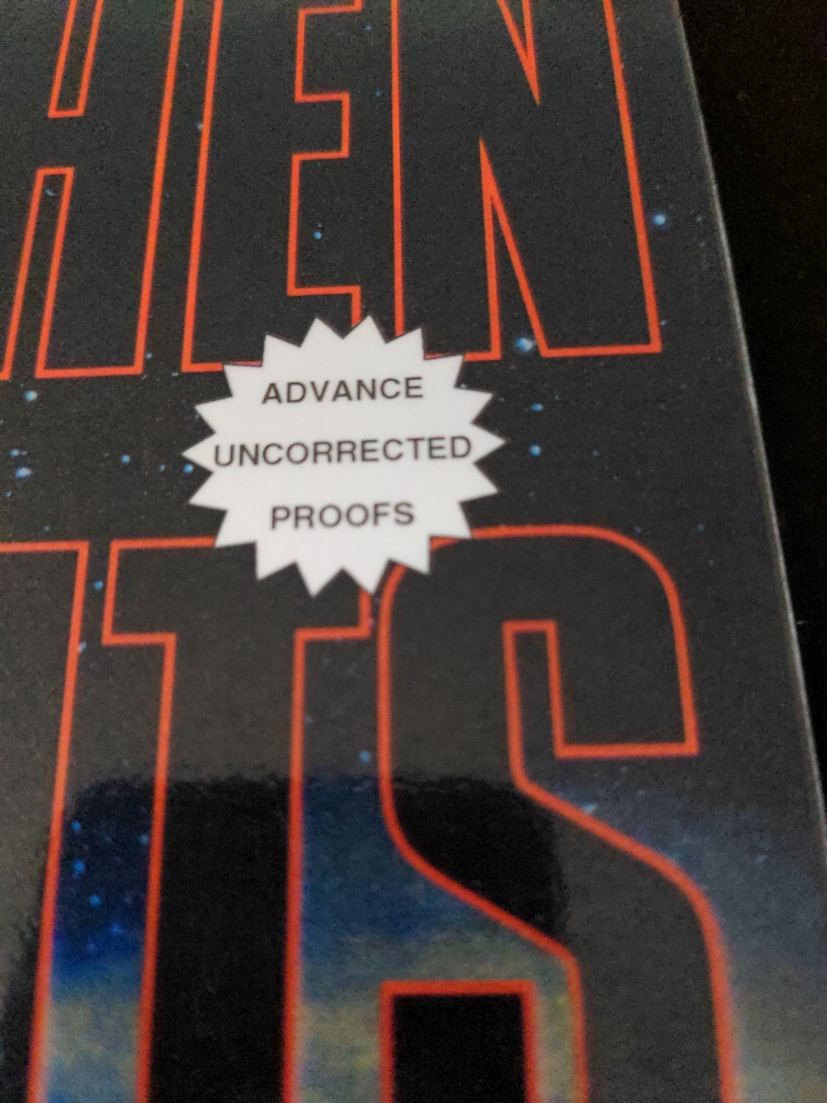 Uncorrected Proof – Saucer by STEPHEN COONTS 2002 PB ARC