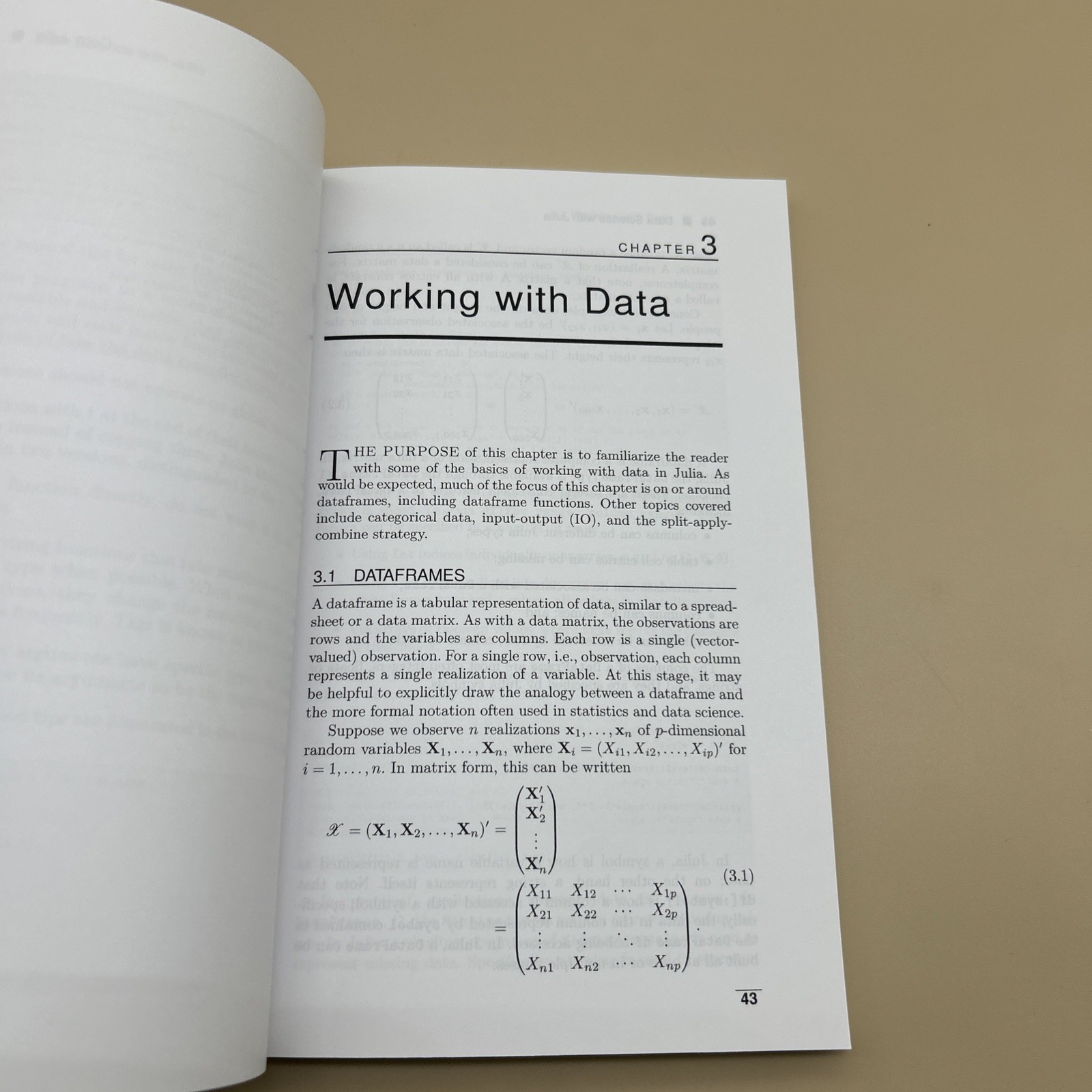 Data Science with Julia by Paul D. McNicholas & Peter Tait 2019 Programming Book
