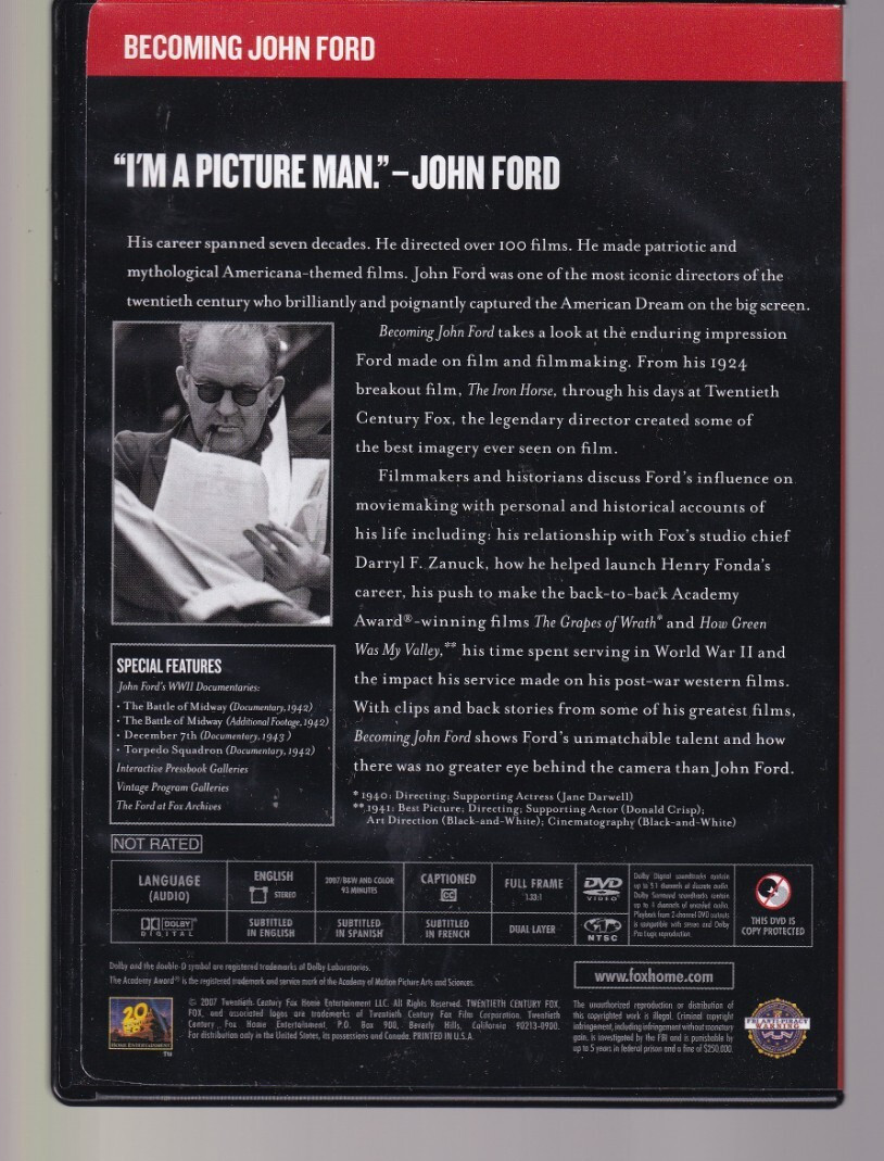 FORD AT FOX – THE COLLECTION – 20TH CENTURY FOX (BOXED SET){N8}