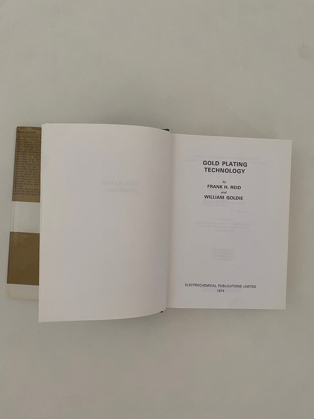 Gold Plating Technology by Frank H. Reid William Goldie Electrochemical Publicat