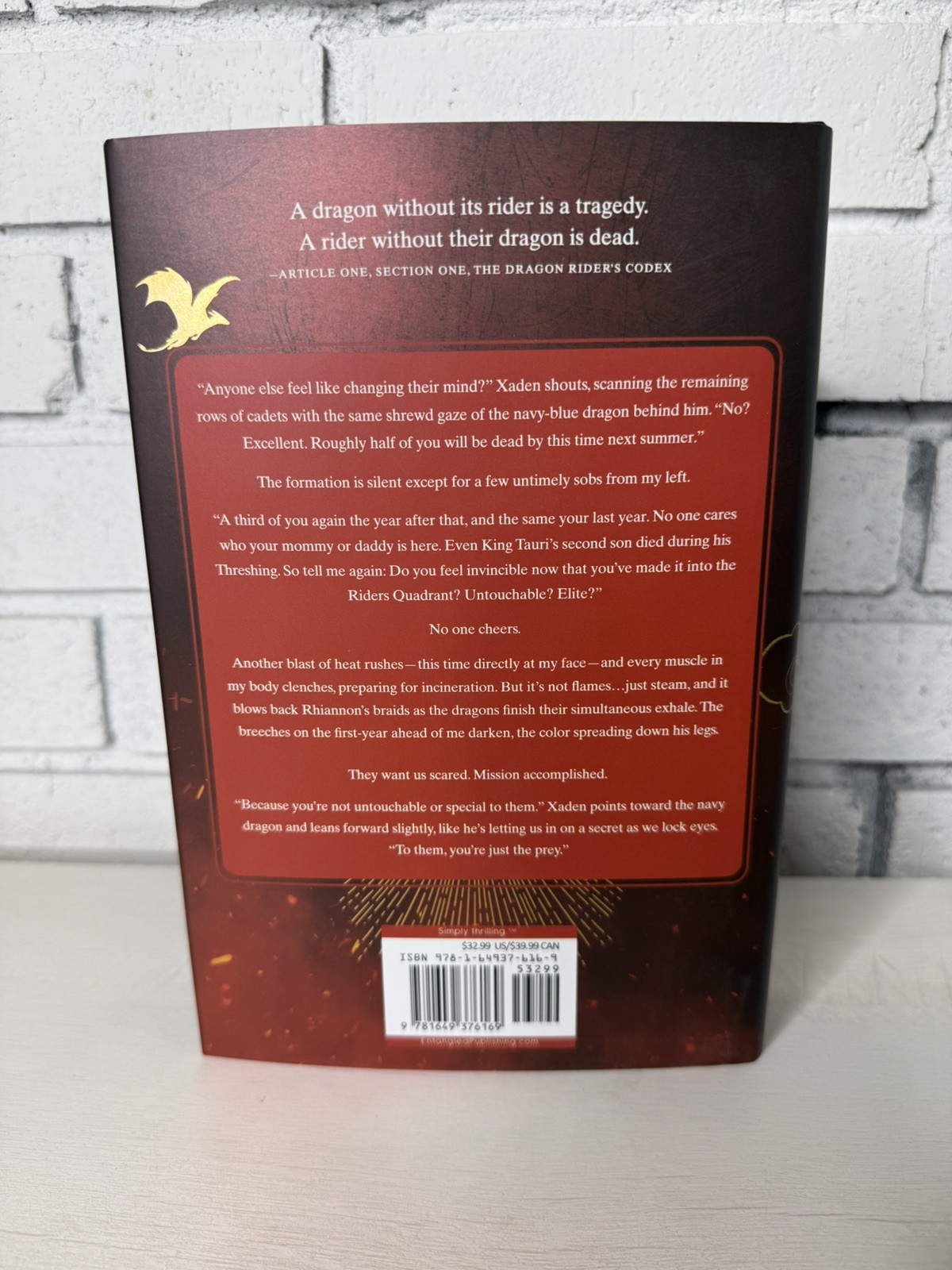 Fourth Wing Exclusive Holiday Edition Black Sprayed Edges Hardback