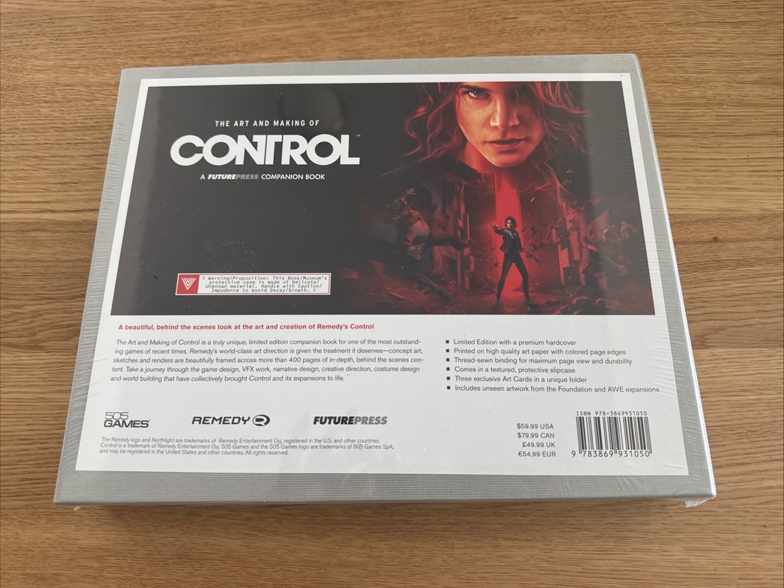 *SEALED* Future Press The Art & Making of Control Hardcover Limited Edition