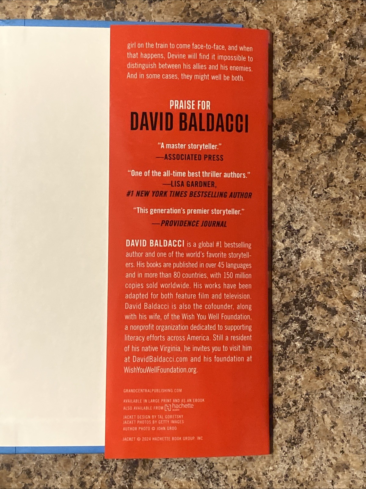 To Die For SIGNED by David Baldacci – 6:20 Man – 1st Printing / 1st Ed Fine HC