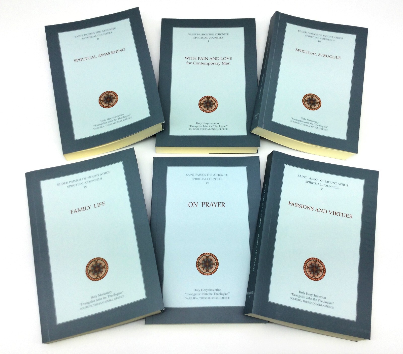 SAINT PAISIOS SPIRITUAL COUNSELS – 6 VOLUME SET