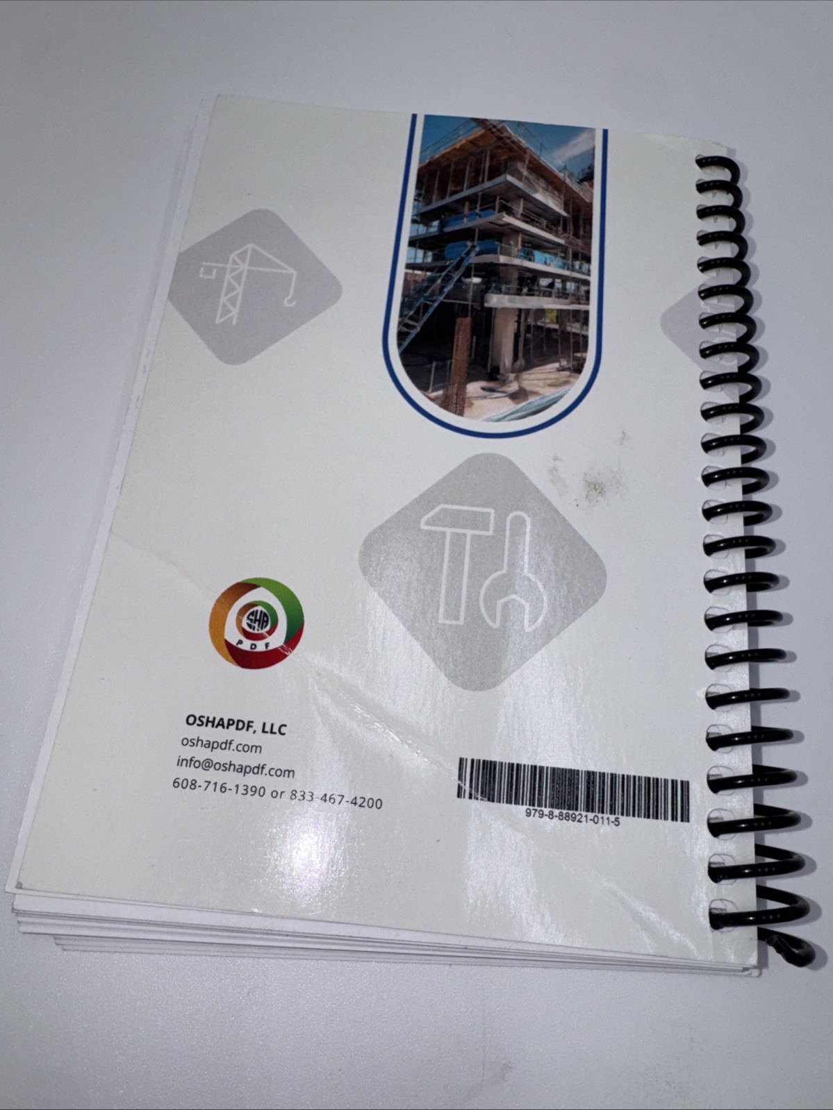2024 Edition OSHA Standards Construction Pocket Guide, published by oshapdf