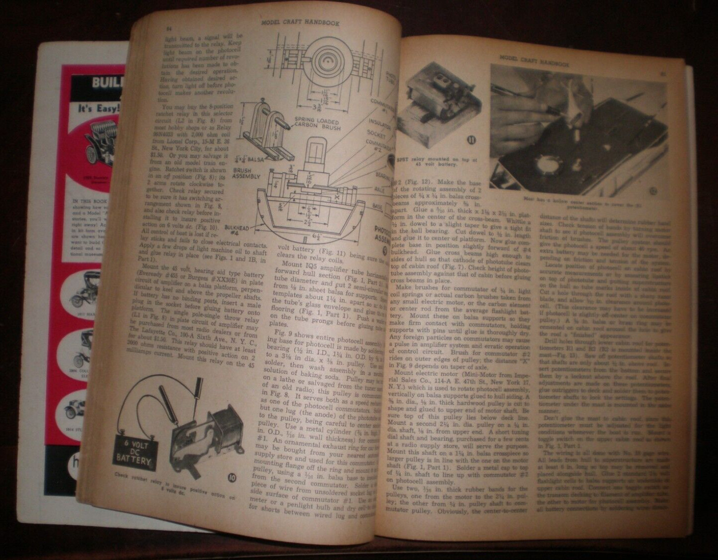 MODEL CRAFT HANDBOOK VOLUME 2 1952 192 PAGES GOOD