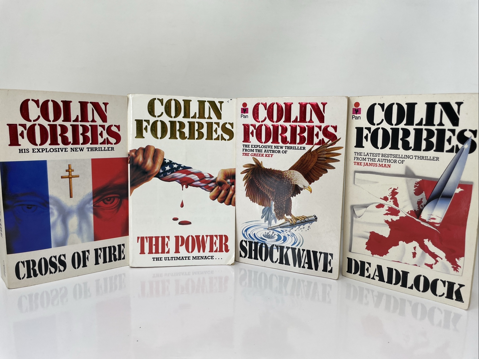Lot Of 4 Vintage Books By Colin Forbes ( Various Tiles)