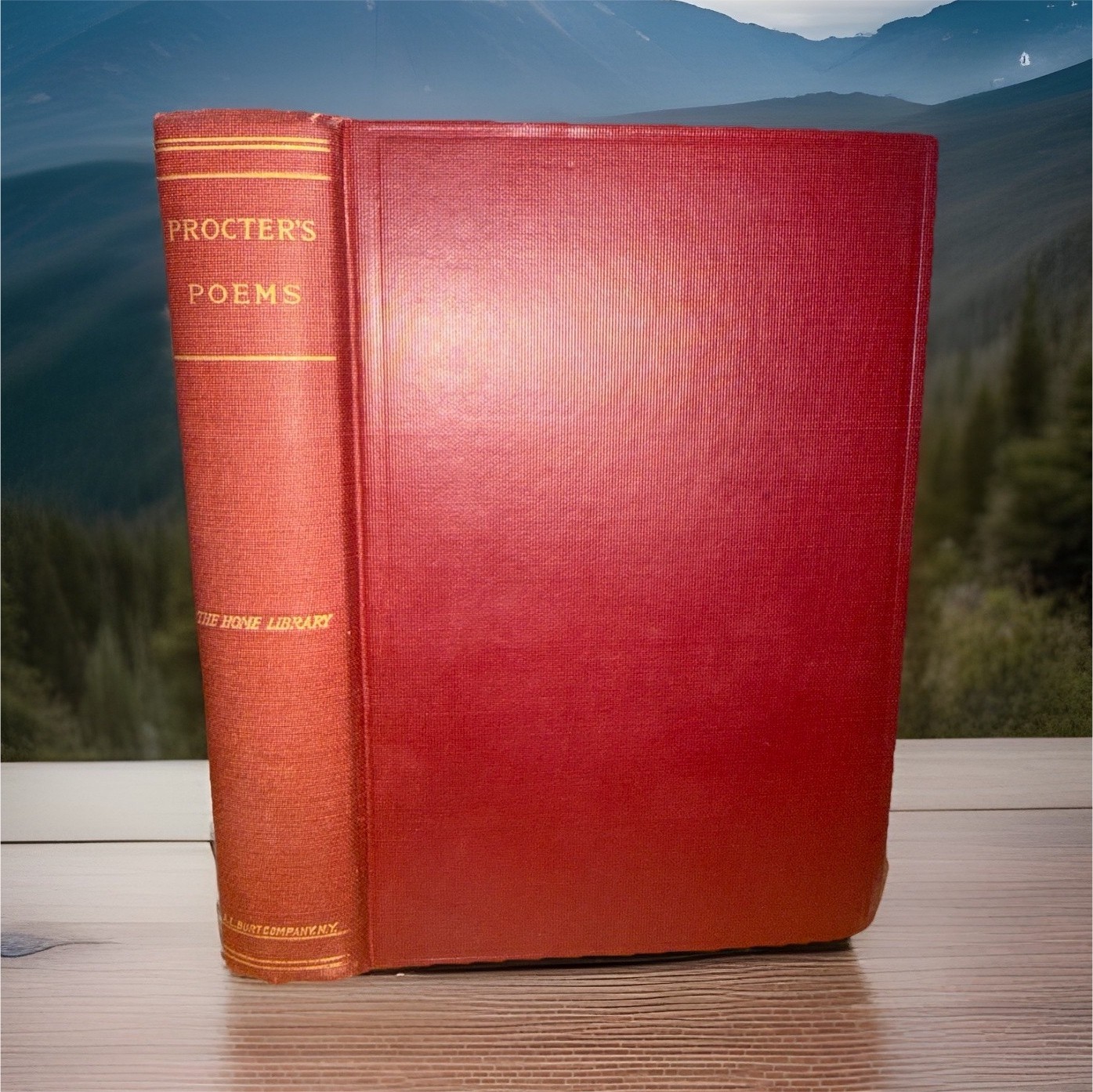 “The Poetical Works of Adelaide A. Procter” Dickens intro A.L. Burt 1868 HC