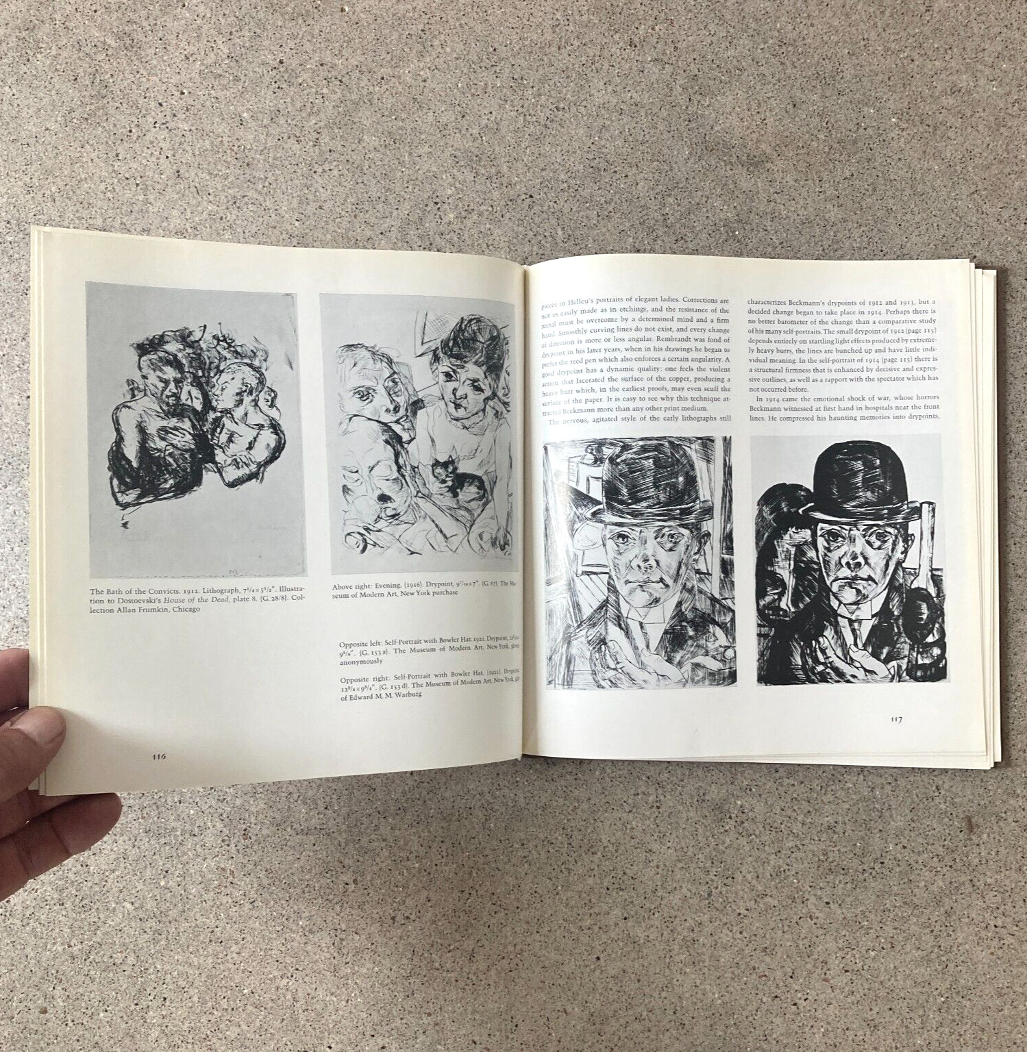 2 Book Lot-German Expressionists: GEORGE GROSZ, LOVE ABOVE ALL..; MAX BECKMANN