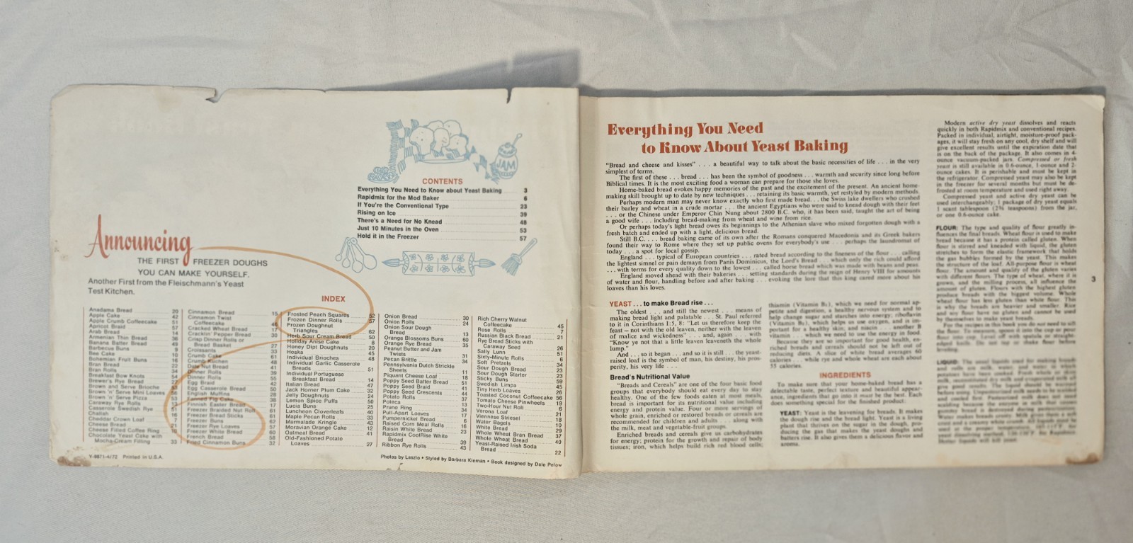 Fleischmann’s 1970s Bake it Easy Yeast AND Best Ever Breads Yeast Book