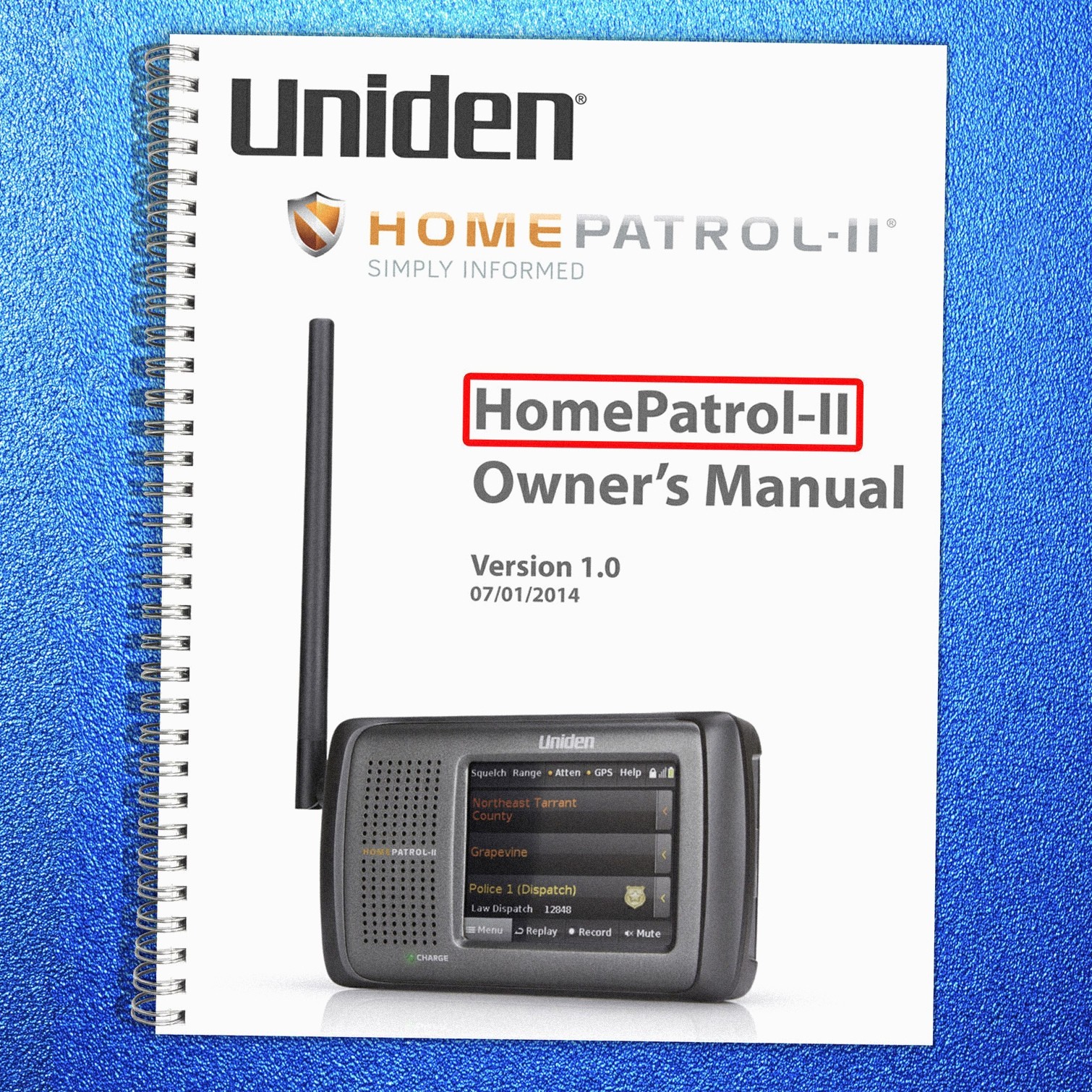 UNIDEN HOME PATROL II 2 User Manual Operation Guide SECURED FULL COLOR PRINT