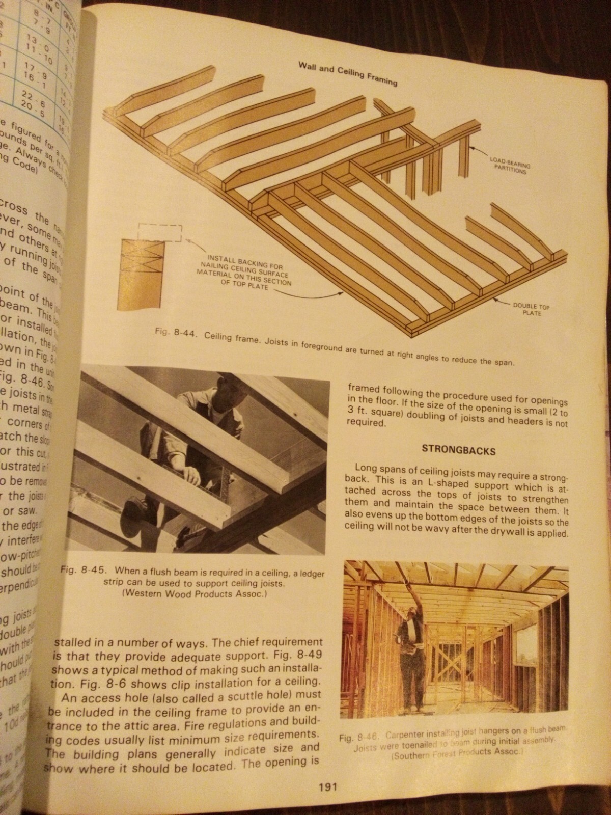 Vintage 1987 Modern Carpentry Hard Cover DIY Book By Willis H. Wagner 550+ Pages