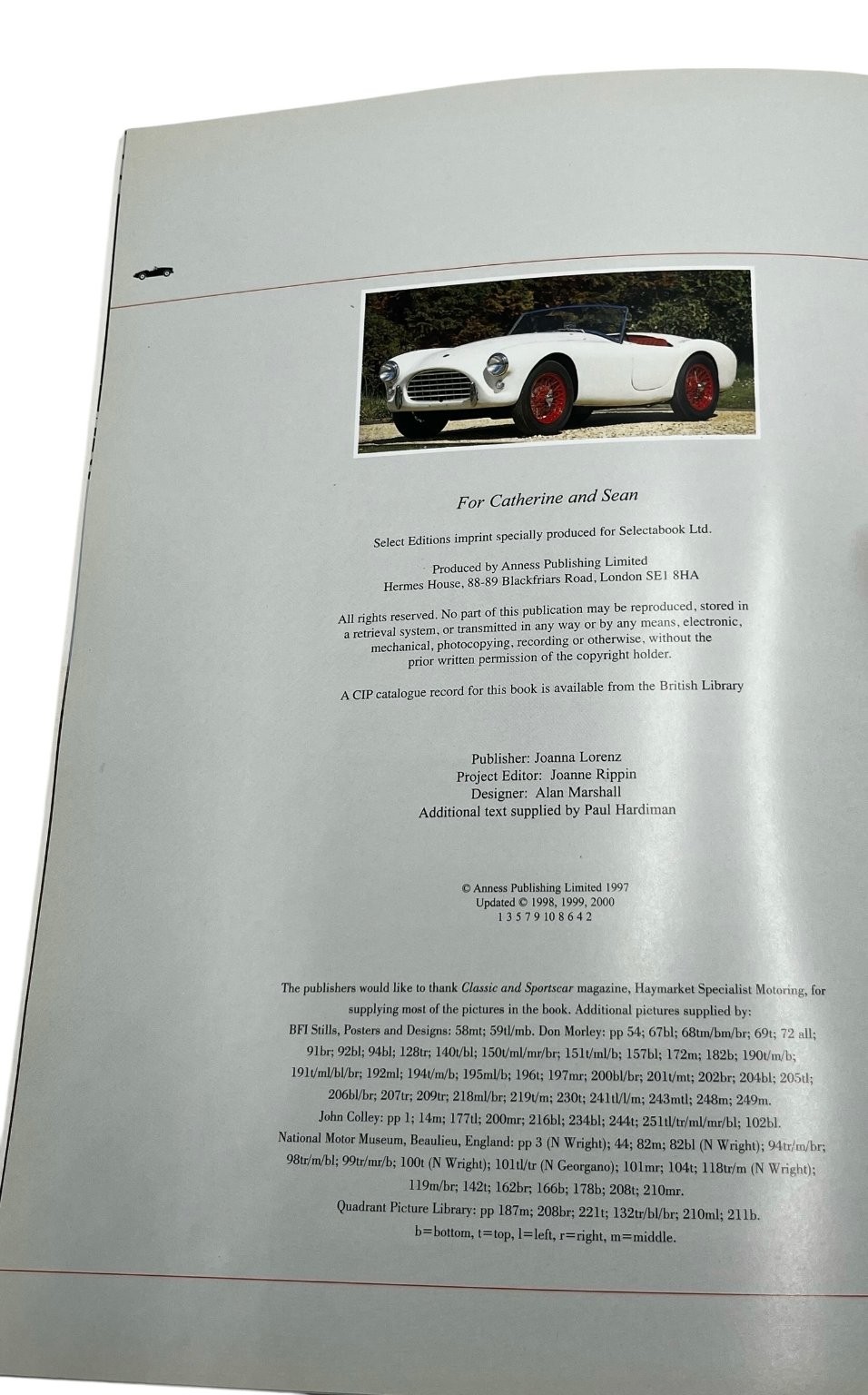 Classic Cars Martin Buckley 1997 Illustrated Collector Guide Anness Paperback