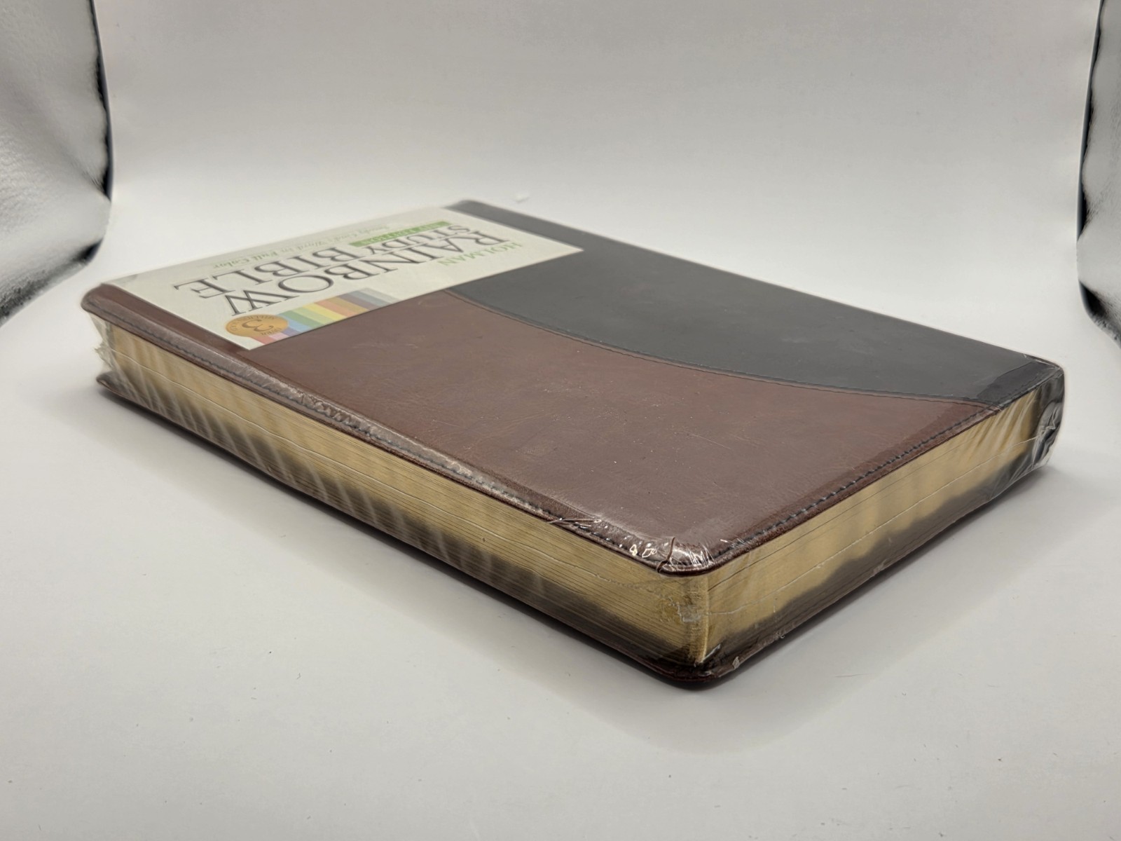 Holman Rainbow Study Bible NIV Edition Brown Black Leather Touch New Sealed Rare