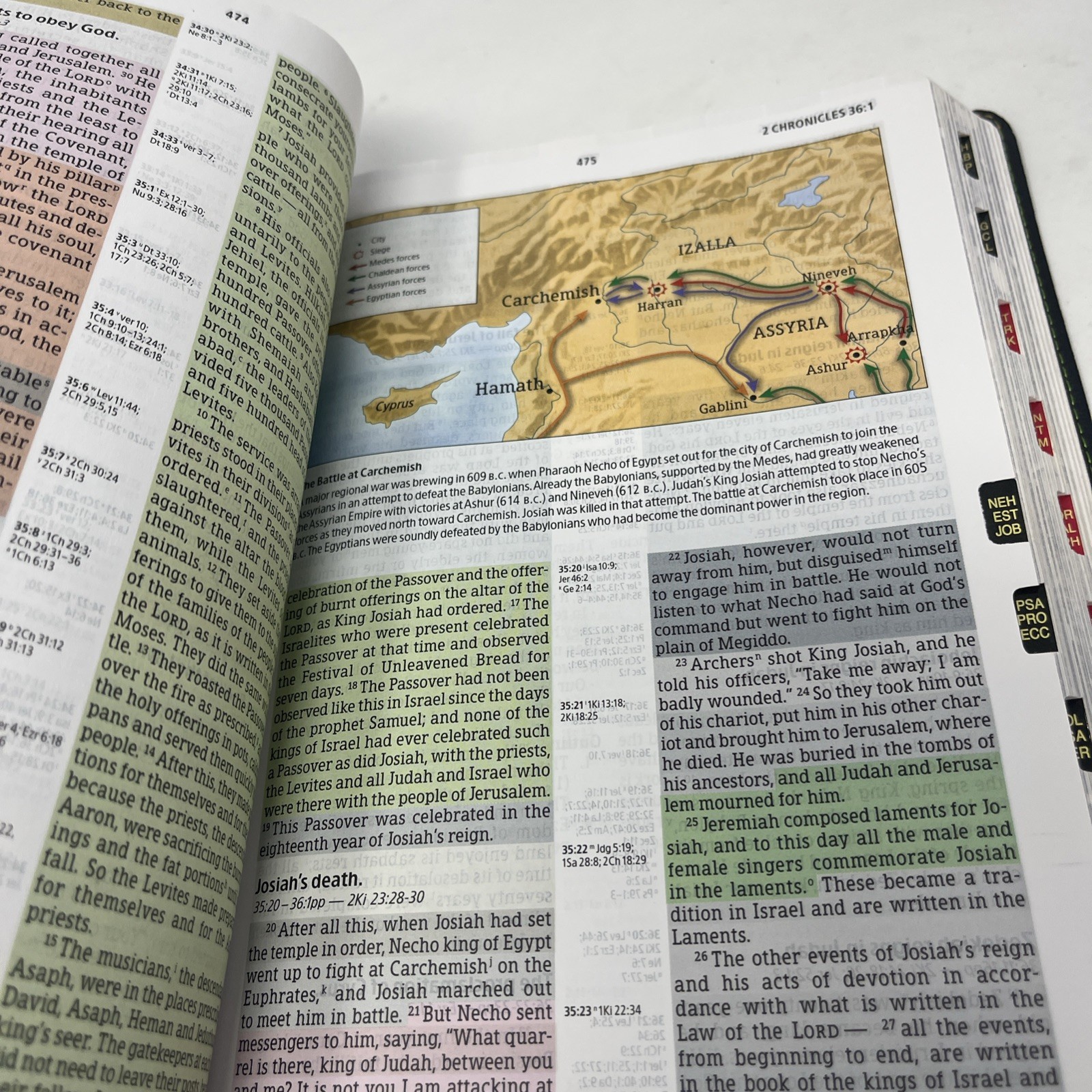 Holman Rainbow Study Bible NIV Edition: LeatherTouch Pierced Cross 2015