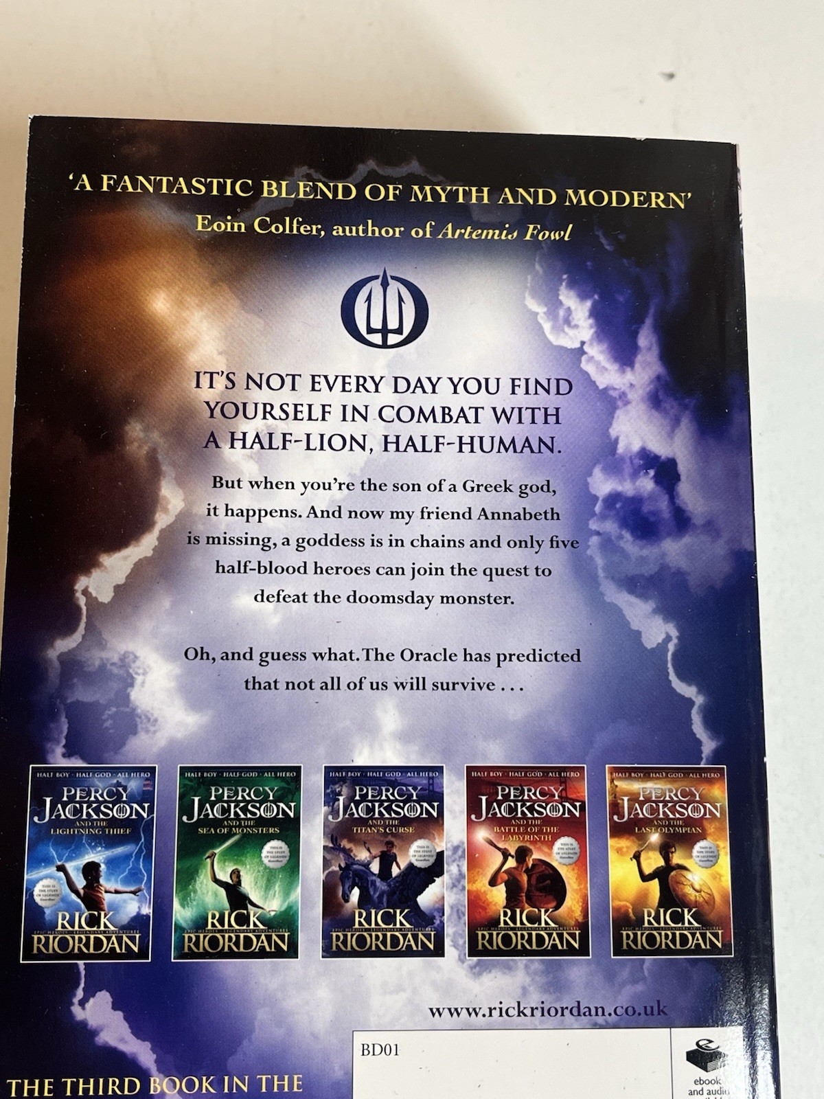 Complete Series Set PERCY JACKSON 1-5 Rick Riordan Paperback Books Epic Heroes