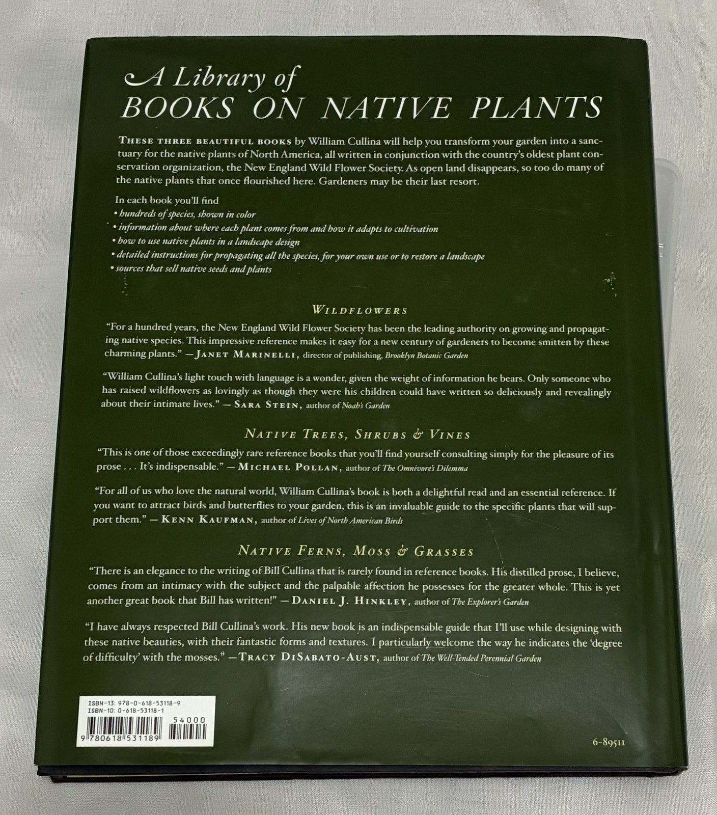 Native Ferns, Moss, & Grasses Book by William Cullina