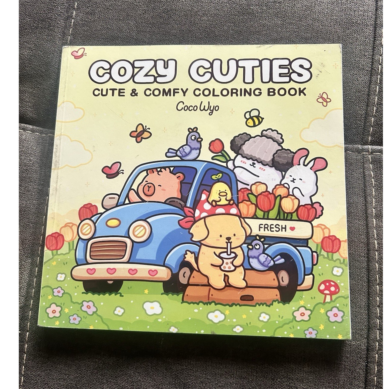 Coco Wyo Cozy Cuties Cute & Comfy Coloring Book Paperback Illustrated 2025