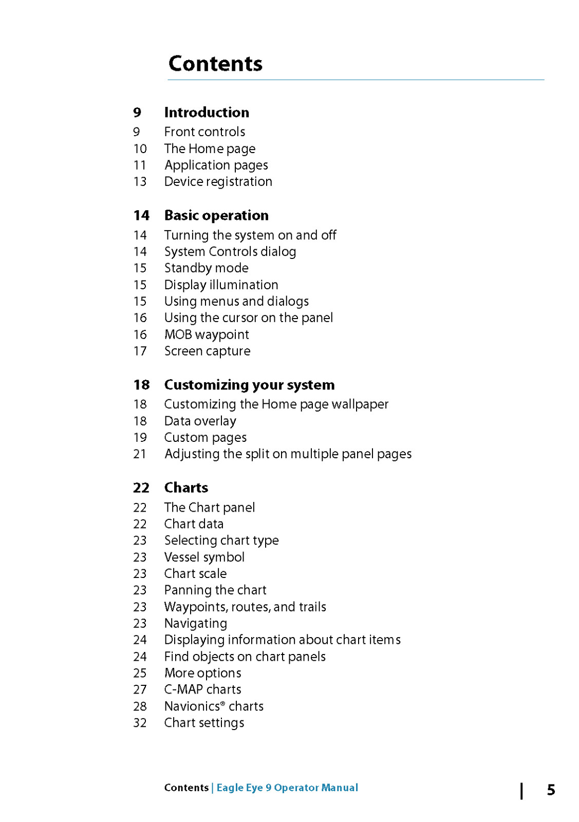 Lowrance Eagle Eye Operator Manual: 81 Pages, Color, Coil Bound,