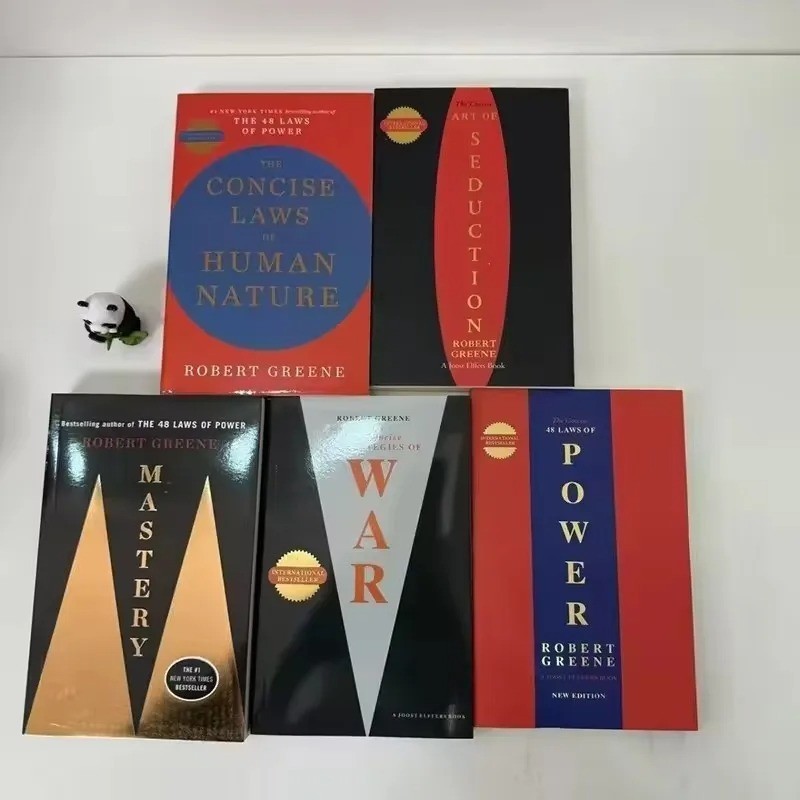 Robert Greene 5 Book Set: Concise Power,Law,War,Mastery,Seduction (Paperback)