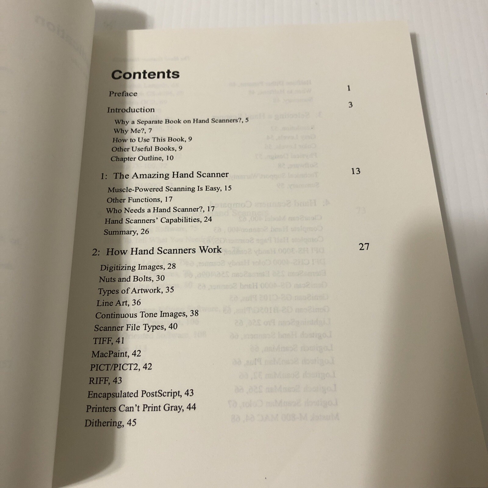 The Hand Scanner Hand Book Macintosh. Edition By David D. Busch