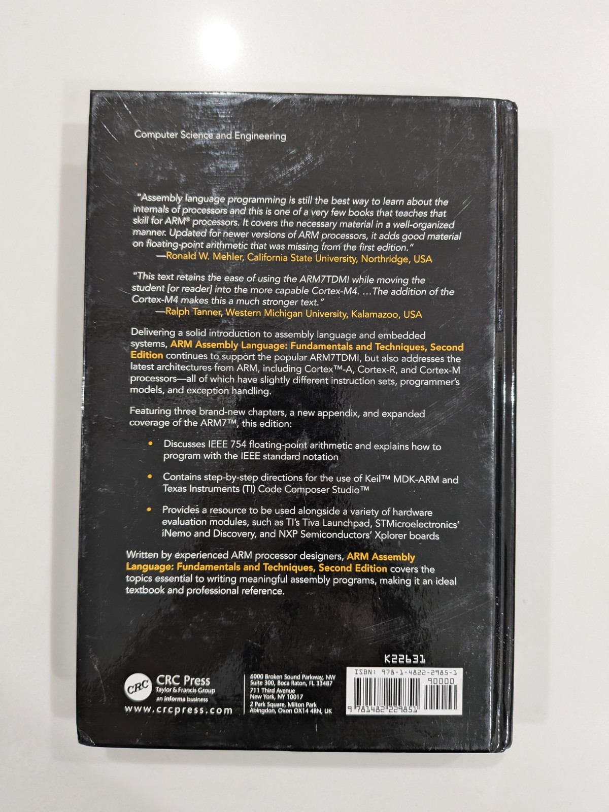 ARM Assembly Language Fundamentals and Techniques – 2nd Edition – Hohl Hinds