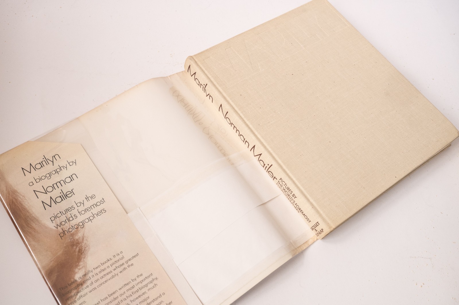 Marilyn: A Biography Norman Mailer 1st Edition 1973 Hard Cover DJ Book Near Fine