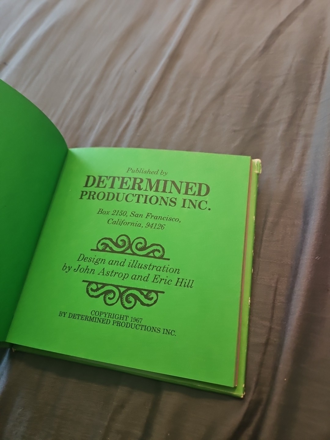 Signed HORS D’OEUVRE Cookbook Determined Prod. 1960s Psychedelic Color Illus